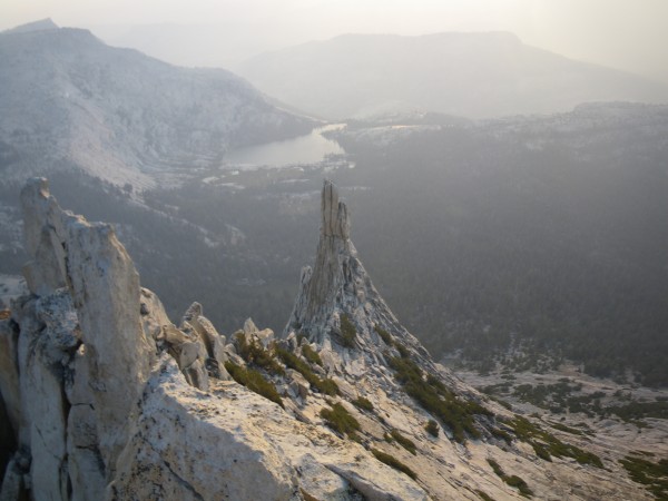 Eichorn's Pinnacle from the top of Cathedral