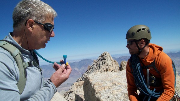 Jed and Mike on Russell Summit