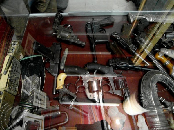 Lots and lots of old guns. The antiques in some of these stores are UN...
