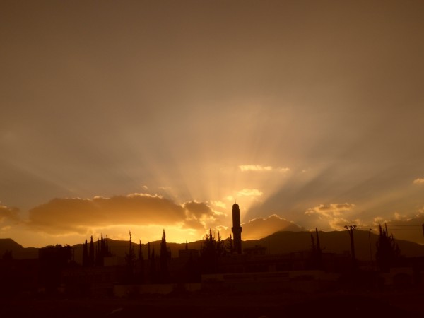 Sunsets are beautiful here with all the minarets spread throughout the...