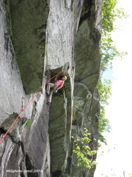 Isa on the 2nd crux