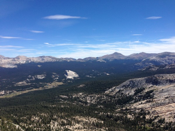 Tuolumne Meadows from Cathedral Peak