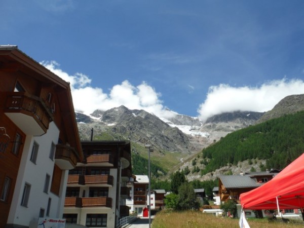 view from saas fee