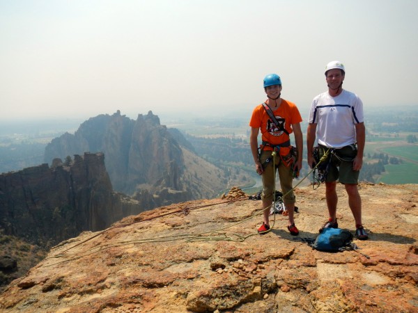 Tom & Dave on the Summit of Monkeys Face.