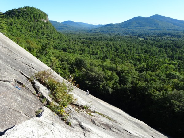 Standard Route on Whitehorse Slabs &#40;5.5&#41;: a highly-enjoyable 9...