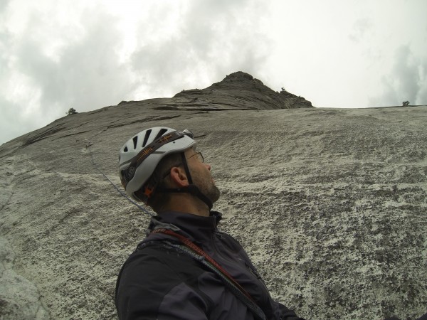 This picture was taken while toprope soloing, at the top of pitch 11. ...