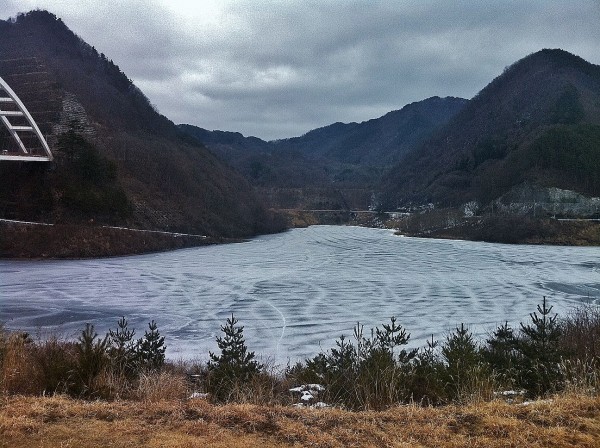 the deep freeze: mid-winter conditions on the way out to Mt Mizugaki