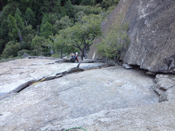 Looking down from halfway point of Munginella