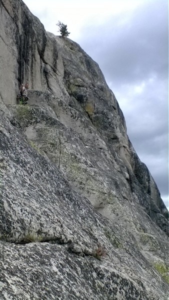 1st pitch of Beginners Route &#40;5.4 R&#41;