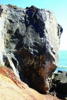 Mickey's Beach - Holy Mackeral 5.13a - Bay Area, California USA. Click to Enlarge