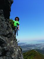 Mount Tamalpais - North Rock East Face Arete 5.7 - Bay Area, California USA. Click to Enlarge