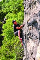 Castle Rock - Edge of Eternity 5.11b/c - Bay Area, California USA. Click to Enlarge