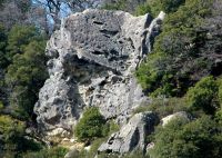 Castle Rock - The Great Roof 5.10 or 5.12 - Bay Area, California USA. Click to Enlarge