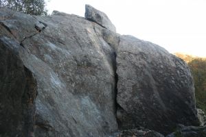 Indian Joe Caves - Grin and Bear It 5.10b - Bay Area, California USA. Click to Enlarge