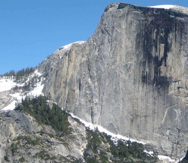 Half Dome NW Face - May 29, 2010 &#40;above average snow year&#41; - i...