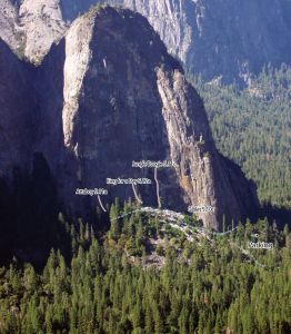 Mecca - Pilgrimage 5.11b - Yosemite Valley, California USA. Click to Enlarge