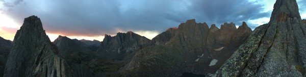 The Cirque Traverse, a whole lot of terrain.