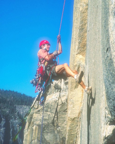 Mark Melvin on the Rubber Band Man Pendulum on South Seas during the f...