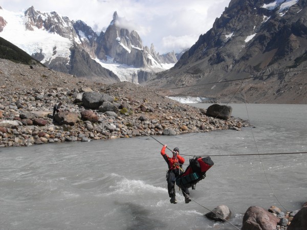 Approach to Cerro Torre.