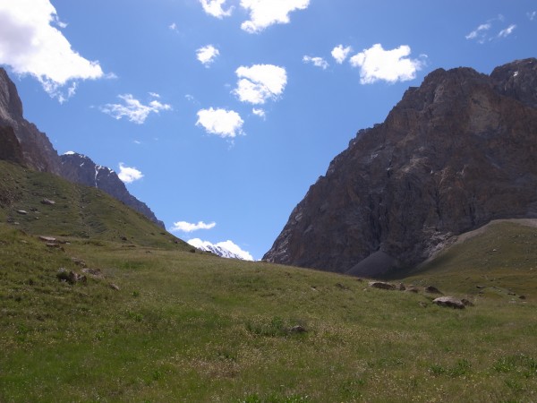Pristine mountain valley.