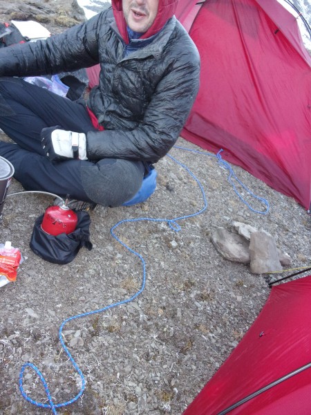 our camp at the base of the peak wasnt comfortable enough to earn it t...