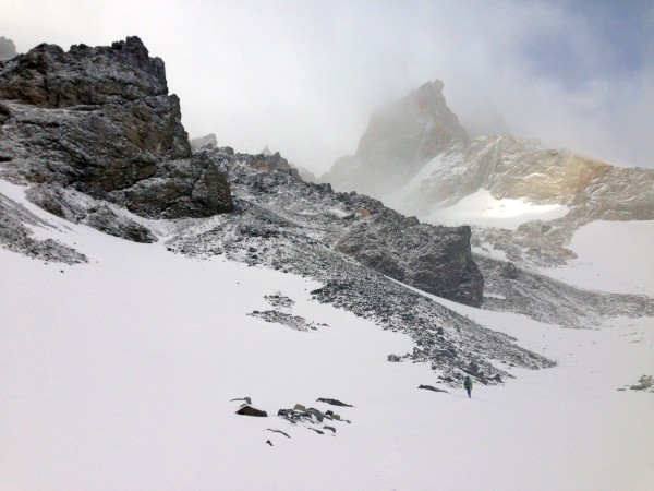 Snow beneath Guillaumet