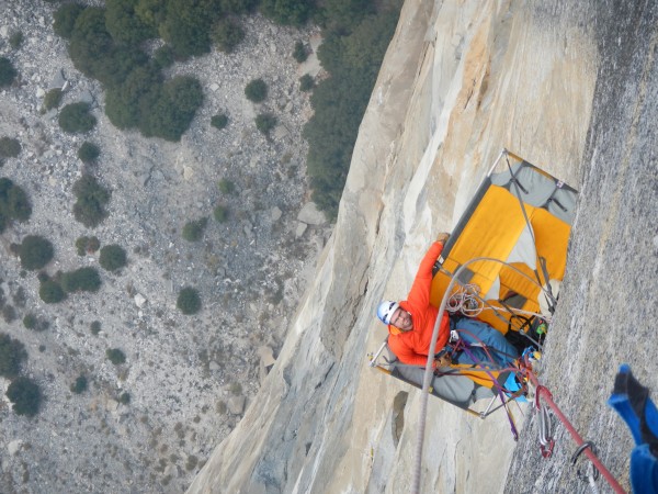 I was still super stoked to have the Portaledge open to relax and bela...