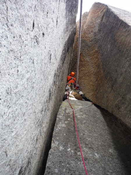 Chimney time! Stewart on pitch 8