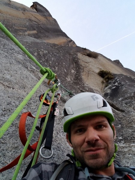 A photo Todd took while hauling on Wednesday night.  The 8th pitch goe...