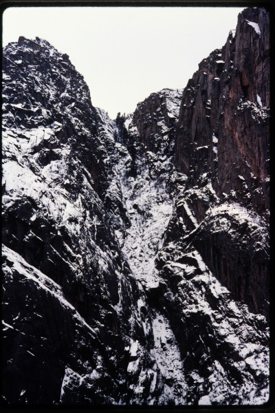 Looking across the canyon from our perch on North Chasm View Wall.