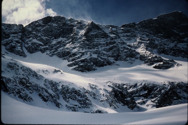 The north face of Blanca Peak.  It looks like rational ascent routes e...