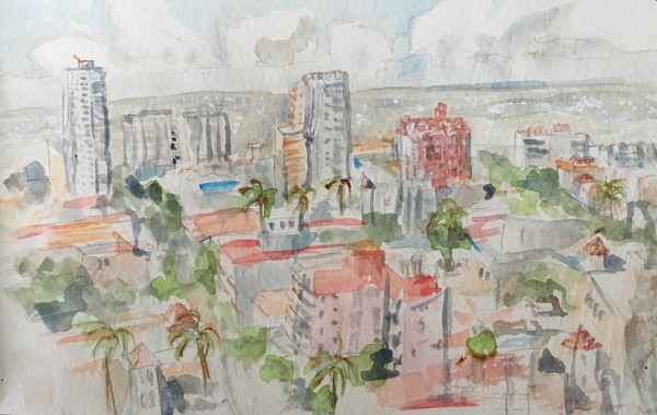 Watercolor of Havana