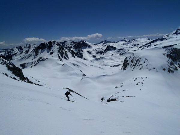 Skiing in the High Sierra is okay.