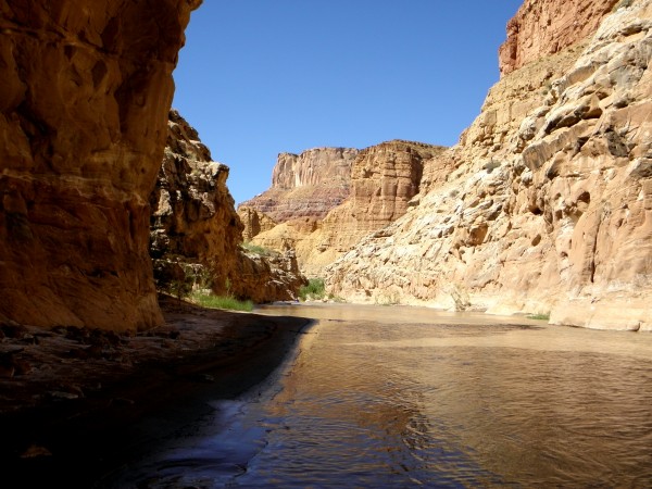 The intermediate canyon between upper Chute Canyon and lower Chute Can...
