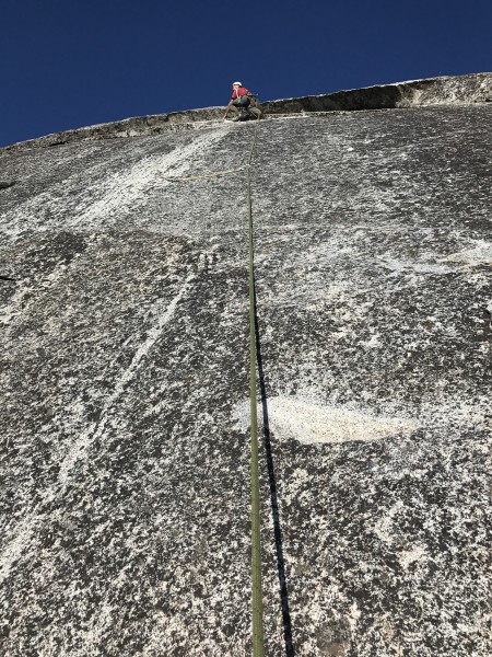 Nothin' like a nice run-out to the summit to make you feel alive.