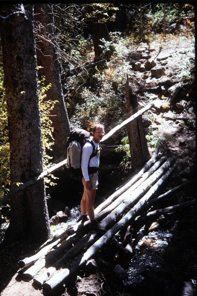 The last normal stream crossing we would see for a long time.