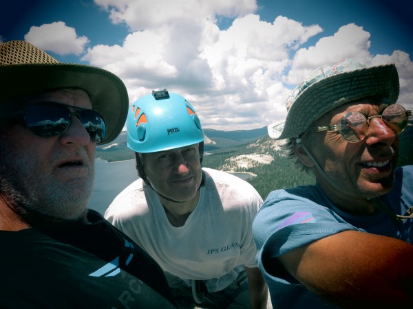 TWP, skcedric & Moose on the summit of Voyager Dome.  My!  Aren't We G...
