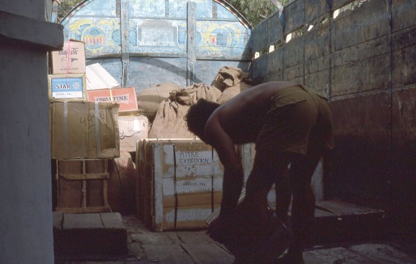 Yvon unloading