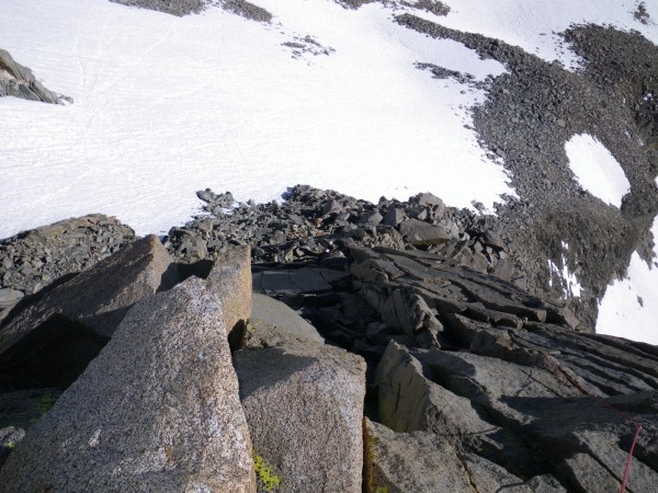 Looking down the first pitch