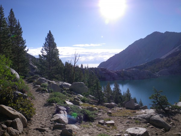 Second Lake on the hike out