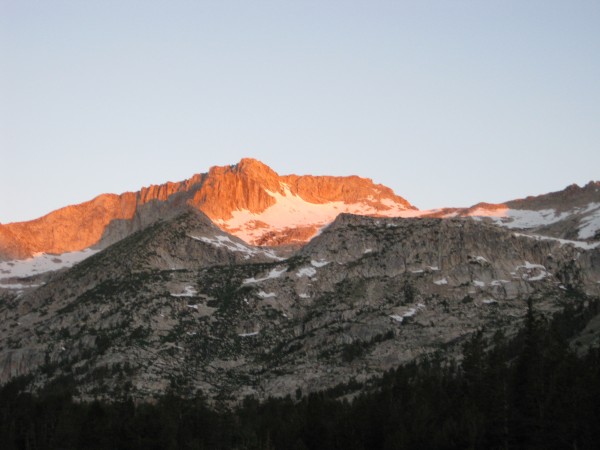Alpenglow on the approach