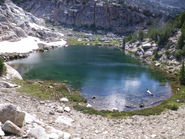 Tarn at 9800' below Matterhorn Peak