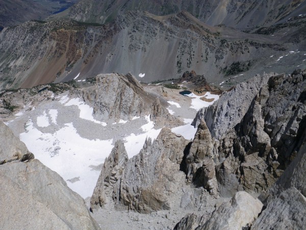 View from top of North Arete