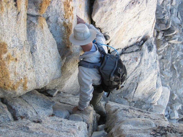 Exposure on Bear Creek Spire - 9/10/10