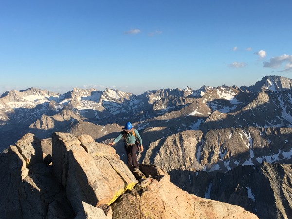 Summit ridge of Mount Emerson