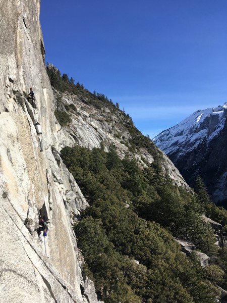 Climbers on The Prow