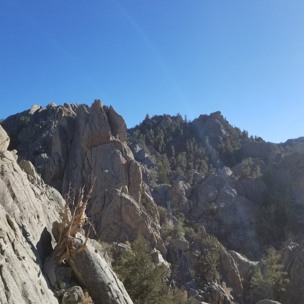 Survey of Vulture Rock. Note that lower third of formation is obscured...