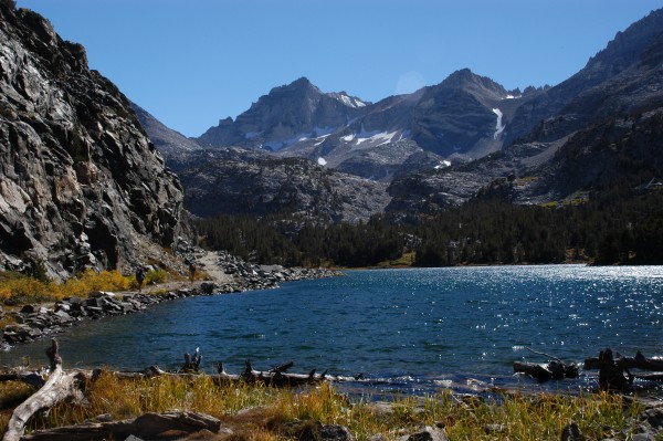 Passing through Little Lakes Basin.