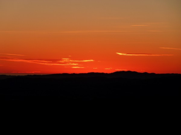 Nice walk-out from the Far Side at Mt St Helena.