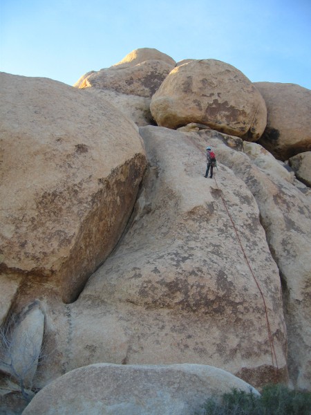 First pitch of Mike's Books - the slanting crack on the left